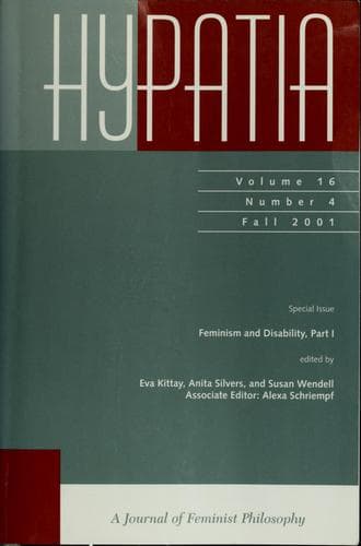 Tapa de Feminism and disability
