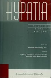 Tapa de Feminism and disability
