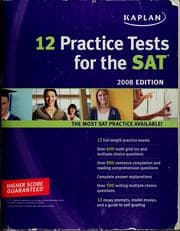 Tapa de 12 practice tests for the SAT