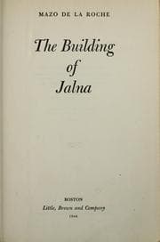 Tapa de The Building of Jalna