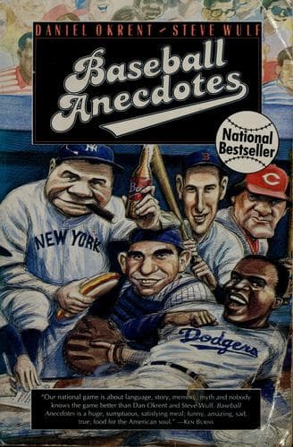 Tapa de Baseball anecdotes