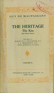 Tapa de The heritage ; The kiss