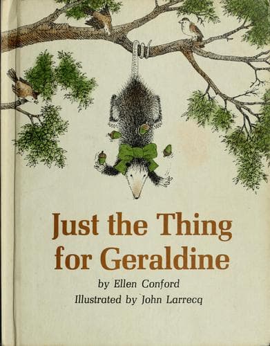 Tapa de Just the thing for Geraldine