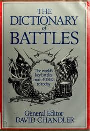 Tapa de Dictionary of battles