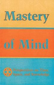 Tapa de Mastery of mind