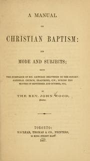Tapa de Manual of Christian Psalmody