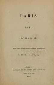 Tapa de Paris in 1841