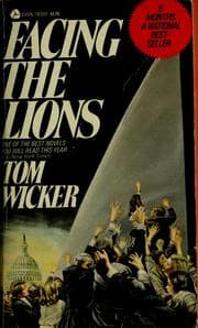 Tapa de Facing the lions