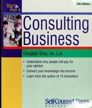 Tapa de Start and run a consulting business