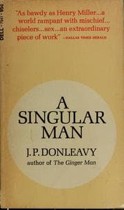 Tapa de A Singular man