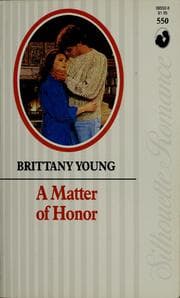 Tapa de A matter of honor