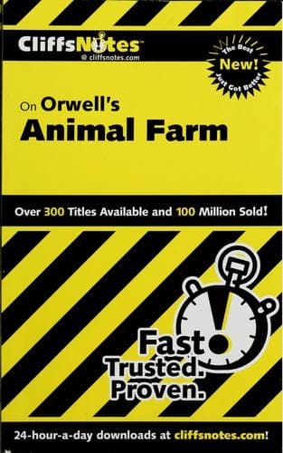 Tapa de CliffsNotes, Animal farm