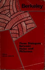 Tapa de Three dialogues between Hylas and Philonous