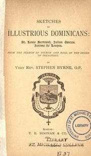 Tapa de Sketches of illustrious Dominicans