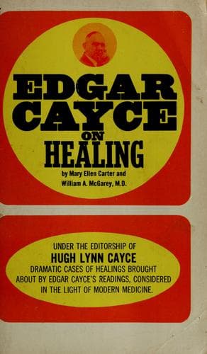 Tapa de Edgar Cayce on healing