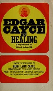Tapa de Edgar Cayce on healing