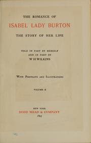 Tapa de The romance of Isabel, Lady Burton