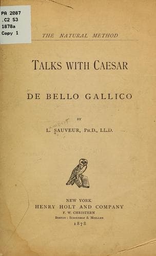 Tapa de Talks with Caesar