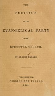 Tapa de The position of the Evangelical party in the Episcopal Church