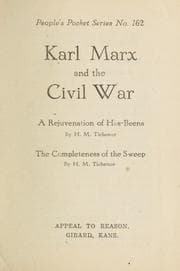 Tapa de Karl Marx and the Civil War