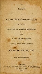 Tapa de The terms of Christian communion