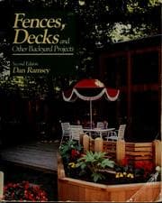 Tapa de Fences, decks, and other backyard projects