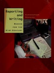 Tapa de Reporting and writing