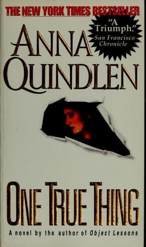Tapa de One true thing