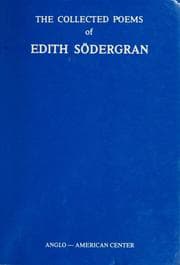 Tapa de The Collected poems of Edith Södergran