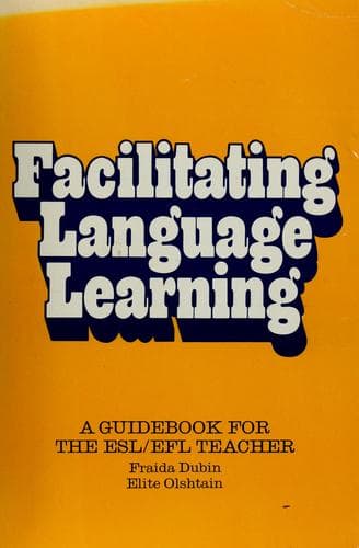 Tapa de Facilitating language learning