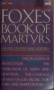 Tapa de Foxe's Book of martyrs