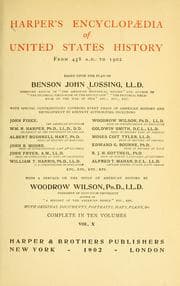 Tapa de Harper's encyclopædia of United States history from 458 A.D. to 1902