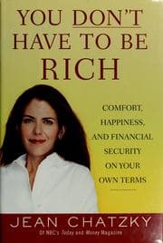 Tapa de You don't have to be rich