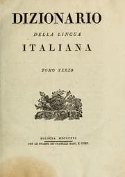 Tapa de Dizionario della lingua italiana