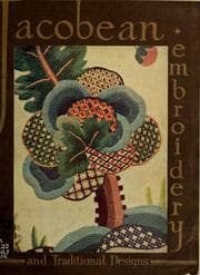 Tapa de Jacobean crewel work and traditional designs