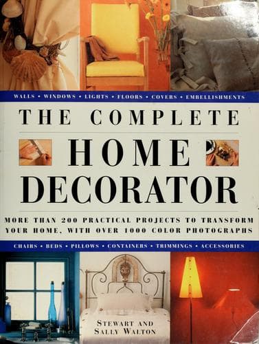 Tapa de The complete home decorator