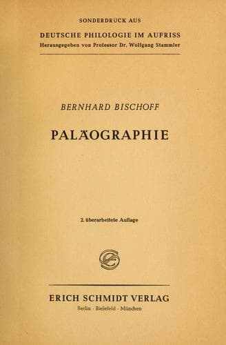Tapa de Palälographie