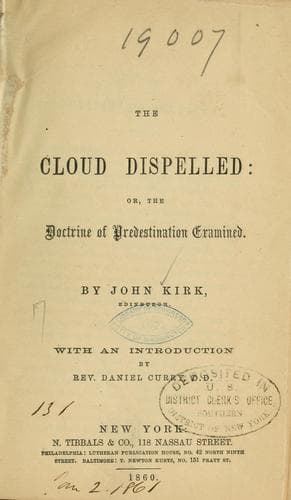 Tapa de The cloud dispelled...