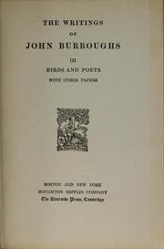 Tapa de The writings of John Burroughs
