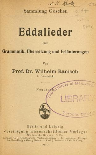 Tapa de Eddalieder