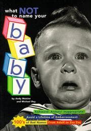 Tapa de What not to name your baby