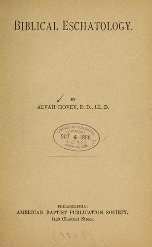 Tapa de Biblical eschatology