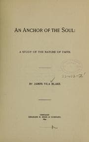 Tapa de An anchor of the soul