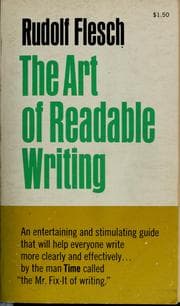 Tapa de The art of readable writing