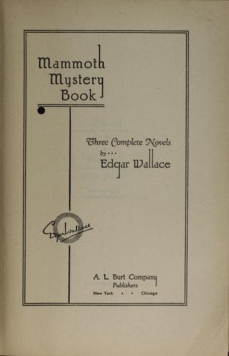 Tapa de Mammoth mystery book