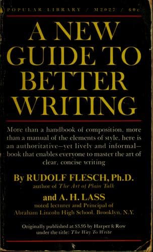 Tapa de A new guide to better writing