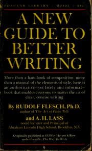 Tapa de A new guide to better writing