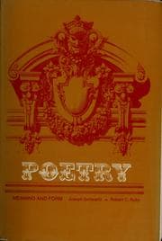 Tapa de Poetry; meaning and form