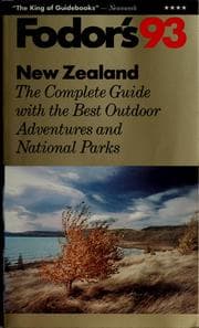 Tapa de Fodor's93 New Zealand