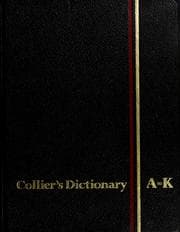 Tapa de Collier's dictionary